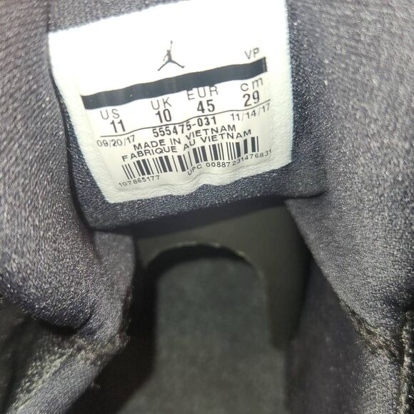 Air Jordan Flight Club 91 Black Metallic Gold Men's Size 11 - Picture 10 of 10